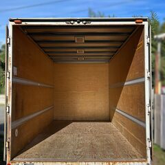 2.7坪/外寸長さ459cm ●アルミバン、アルミコンテナ、鍵付き ●バイクガレージ.キャンプ場.離れ.作業場.農機具.農漁業倉庫 ●福岡発の画像