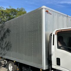 2.7坪/外寸長さ459cm ●アルミバン、アルミコンテナ、鍵付き ●バイクガレージ.キャンプ場.離れ.作業場.農機具.農漁業倉庫 ●福岡発の画像