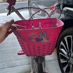 ミニーマウス 幼児用自転車　16インチ の画像