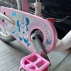 ミニーマウス 幼児用自転車　16インチ の画像