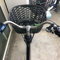 地域限定送料無料　パナソニック　ビビ　DX　8,9AH　子供乗せ　黒　パスウィズ　アシスタ　神戸市　電動自転車の画像