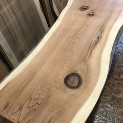 激安 新品 無垢 一枚板ダイニングテーブル 近場配送無料の画像