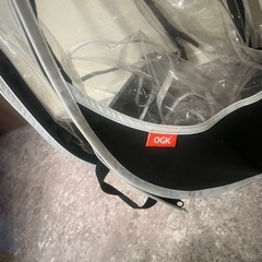 美品OGK チャイルドシートカバー 透明の画像