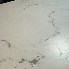 ロウヤ　ダイニングテーブル　大理石風　140cmの画像