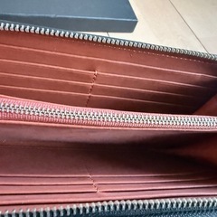 【決まりました】黒 長財布　ダブルファスナー　未使用　箱付きの画像