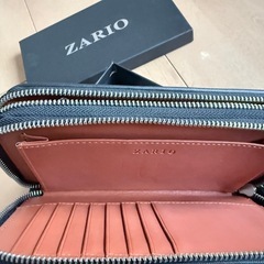 【決まりました】黒 長財布　ダブルファスナー　未使用　箱付きの画像