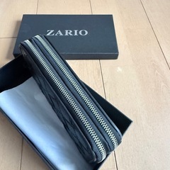 【決まりました】黒 長財布　ダブルファスナー　未使用　箱付きの画像