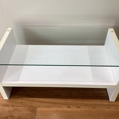 ガラステーブル【町田市再生家具】　252416の画像