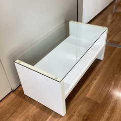 ガラステーブル【町田市再生家具】　252416の画像
