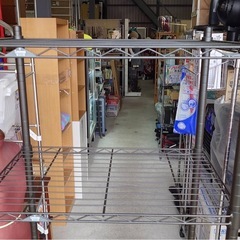 ● Luminous NOIR ルミナス ノワール 5段 つや消し ダークブラウン キャスター付き スチールラック 棚 便利棚 収納  幅60.5×高さ178.5×奥行40.5cm 中古 ③の画像