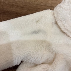 白のアウター95センチの画像