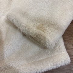 白のアウター95センチの画像