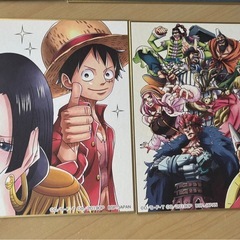 ワンピース色紙の画像