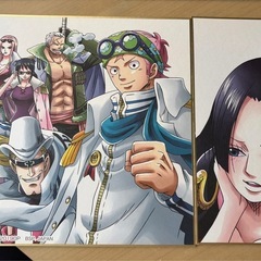 ワンピース色紙の画像