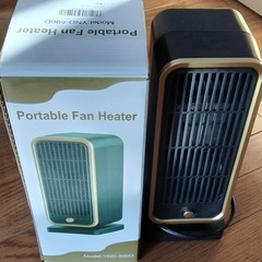 【セラミックヒーター 小型 速暖 足元ヒーター】＋【NEW・USB卓上加湿器】【２セット】の画像