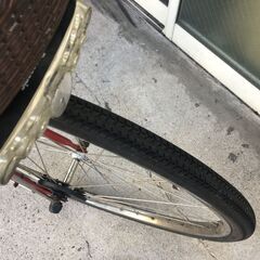 地域限定送料無料　パナソニック　ビビ　DX　8,9AH　子供乗せ　赤　パスウィズ　アシスタ　神戸市　電動自転車の画像