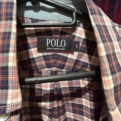 POLO メンズ　シャツLサイズの画像
