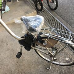 地域限定送料無料　パナソニック　ビビ　L　12AH　軽量モデル　シルバー　パスウィズ　アシスタ　神戸市　電動自転車の画像
