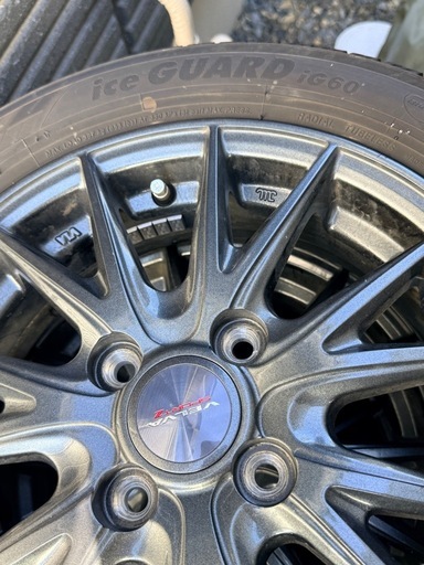 スタッドレスタイヤ　ホイールセット　アイスガード　155/65R14 ホイール付