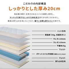 【自宅引き取り】セミダブル マットレスの画像