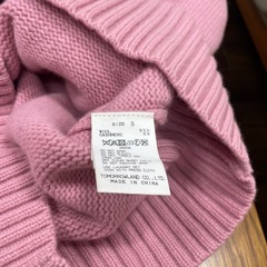 MACPHEE TOMORROWLAND 　ピンク　セーター　Ｓ　サイズ　中古 の画像