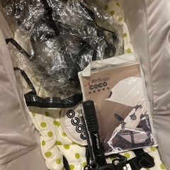 エアバギーココ　ブレーキモデル　白の画像