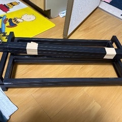 60cmガラス水槽セット（台、ライト、外掛けフィルター）の画像