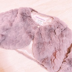 新品　定価3500円　110cm　ボレロ　ファー　入園　卒園　結婚式の画像