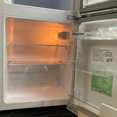 Hisense/ハイセンス HR-B91E3W 冷凍冷蔵庫 2024年製 通電OK 動作品 A056の画像