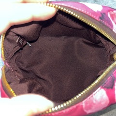 COACH 花柄ポーチの画像