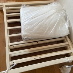 katoji ベビーベッド　ミニ　プチバニラ　マットレス、シーツセットの画像