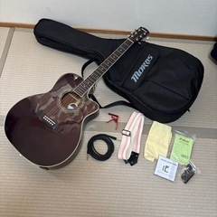 モーリス　アコースティックギター　R401SBK　セット