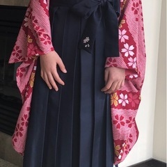 卒業式　袴　桜柄　160cm キャサリンコテージの画像