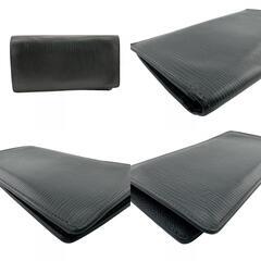 ルイヴィトン LOUIS VUITTON 長財布 エピ ポルトフォイユ ブラザ 二つ折り M60622 ブラックの画像