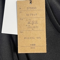 しまむら セットアップ 4L 未使用の画像