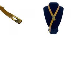 エルメス HERMES チョーカー ケリー イエローの画像