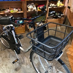 Panasonic ViVi TX シルバー　3ヶ月動作保証付き　ちょいカスタム電動アシスト自転車 お買い得な電動アシスト自転車をお探しの方に　パナソニック　ビビ・TXの画像