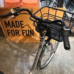 Panasonic ViVi TX シルバー　3ヶ月動作保証付き　ちょいカスタム電動アシスト自転車 お買い得な電動アシスト自転車をお探しの方に　パナソニック　ビビ・TXの画像