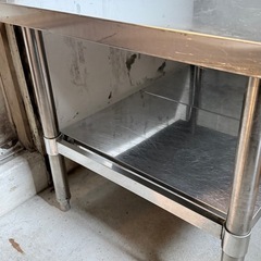 ステンレス製作業台　小型の画像