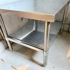 ステンレス製作業台　小型の画像