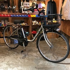 Panasonic ViVi TX シルバー　3ヶ月動作保証付き　ちょいカスタム電動アシスト自転車 お買い得な電動アシスト自転車をお探しの方に　パナソニック　ビビ・TXの画像
