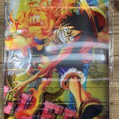 ONE PIECE ワンピース ルフィ A3サイズ 3D ポスター 未使用保管品の画像