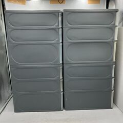 【現状品/本品限り】zebra/ゼブラ A4 3段BOX 4点セット 卓上 小物入れ 引き出し クリア 書類 収納 事務用品の画像