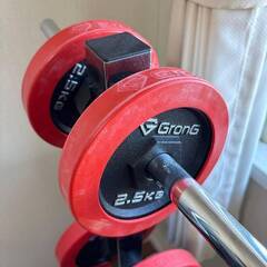 バーベルスタンド＆バーベル2.5kg/5kg/10kg ＆Wバーの画像