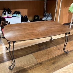 折りたたみローテーブルの画像