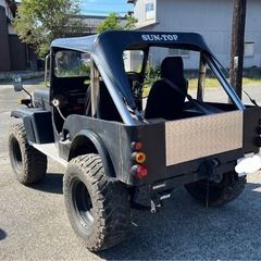 公認！車検有！滋賀発！調子良！三菱ジープ j53 ディーゼルターボ リフトアップの画像
