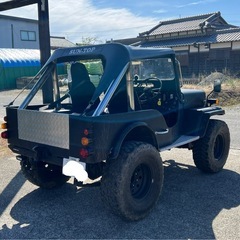 公認！車検有！滋賀発！調子良！三菱ジープ j53 ディーゼルターボ リフトアップの画像