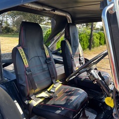 公認！車検有！滋賀発！調子良！三菱ジープ j53 ディーゼルターボ リフトアップの画像