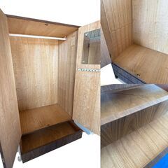 【お引取 限定】両開きクローゼット　洋服　タンス　＊021-Hの画像