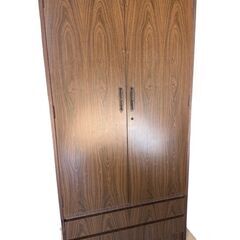 【お引取 限定】両開きクローゼット　洋服　タンス　＊021-Hの画像